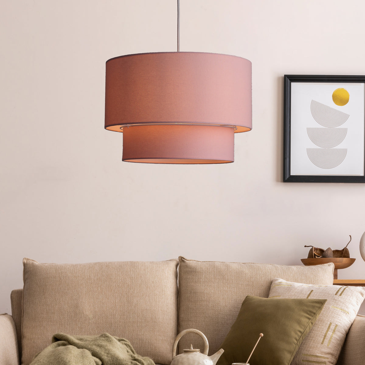 Twice Taklampa Ø45 Fuss Pink