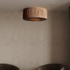 Raffia Taklampa Ø46