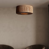 Raffia Taklampa Ø46-Lampconcept.se