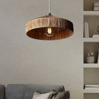 Casablanca Raffia Taklampa Ø30-Lampconcept.se