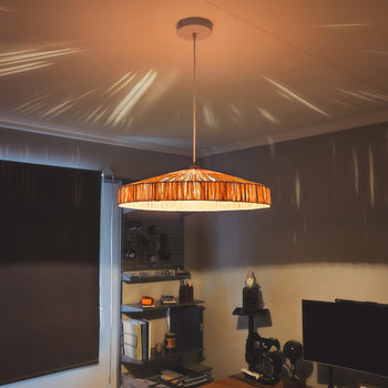 Casablanca Raffia Taklampa Ø50