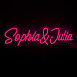 Neon Namnskylt Rosa-Lampconcept.se