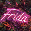 Neon Namnskylt Rosa
