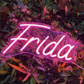 Neon Namnskylt Rosa