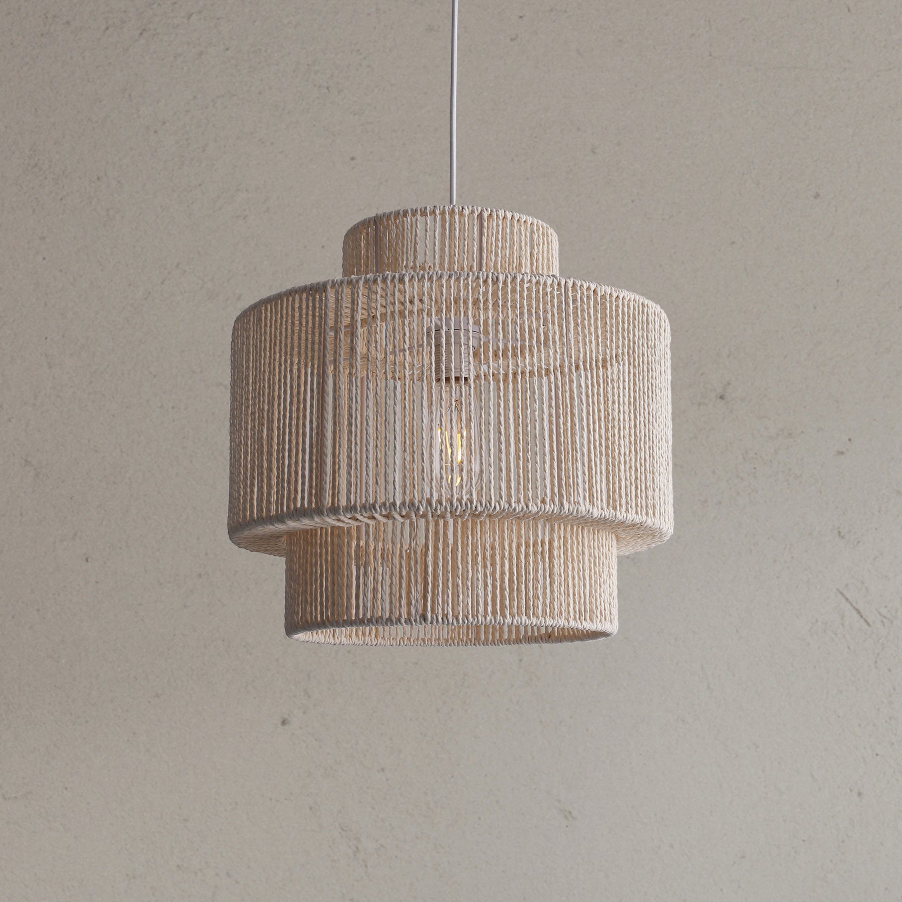 Neka Taklampa Ø40 Raw White-Lampconcept.se