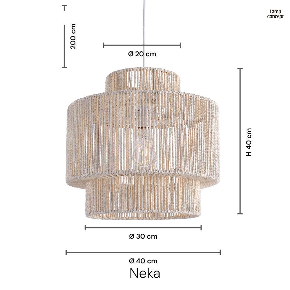 Neka Taklampa Raw White