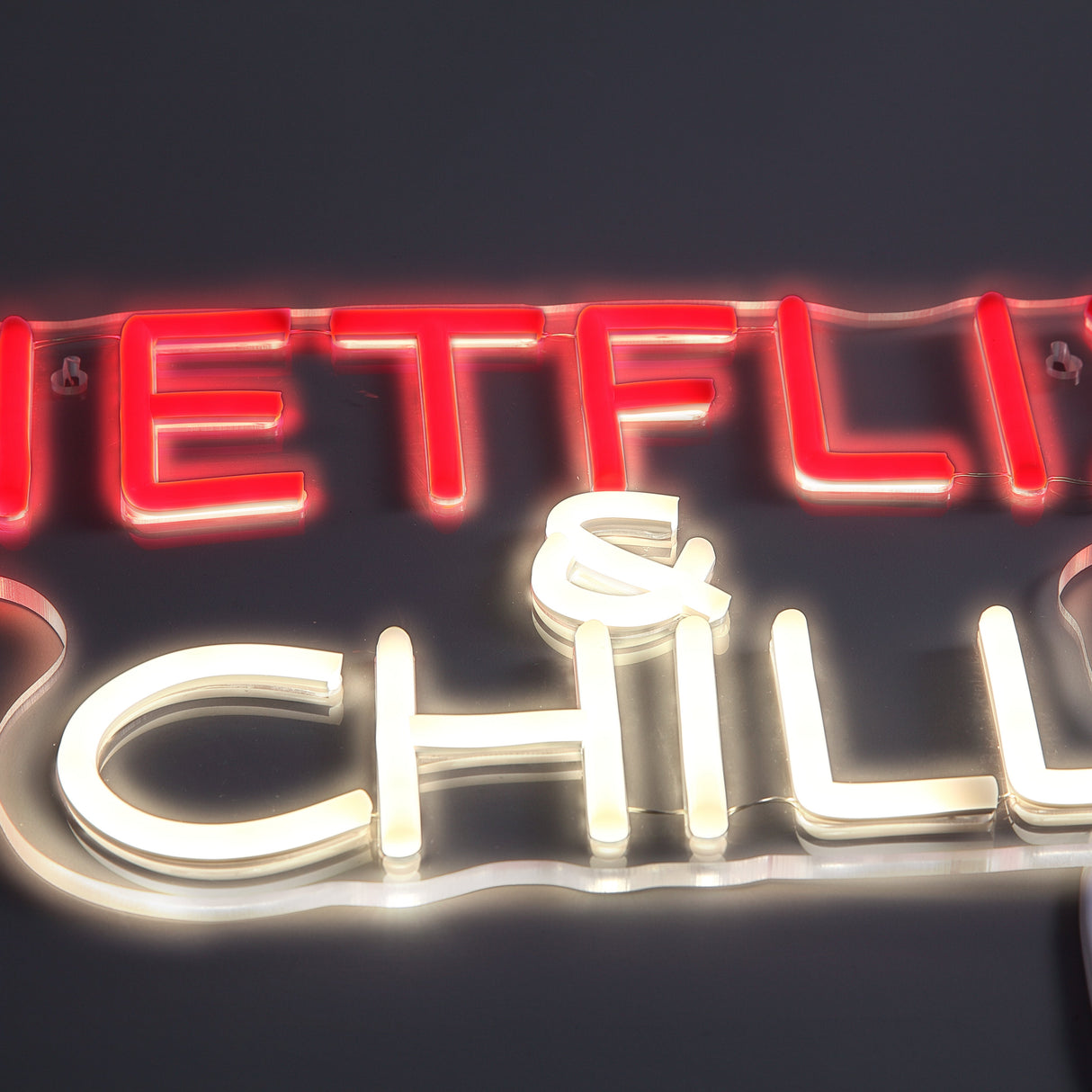 Netflix & Chill Neon Væglampe