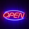 Open Neon Vägglampa Blå/Röd-Lampconcept.se