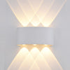 Ortelo 6W 17cm Vägglampa Utomhus Vit-Lampconcept.se