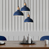 Oak Taklampa Ø19 Blå