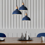 Oak Taklampa Ø19 Blå-Lampconcept.se