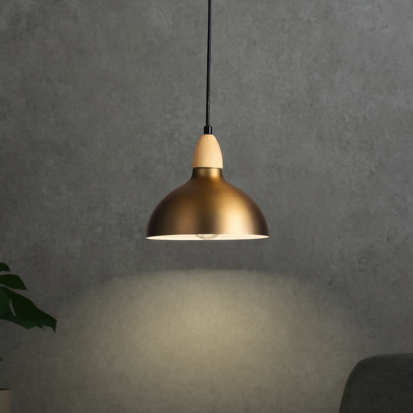 Oak Ø19 Borstad Mässing