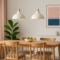 Oak Taklampa Ø35 Ljust Trä - TEST VARIANT
