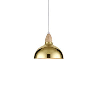 Oak Taklampa Ø19 Klar Mässing-Lampconcept.se