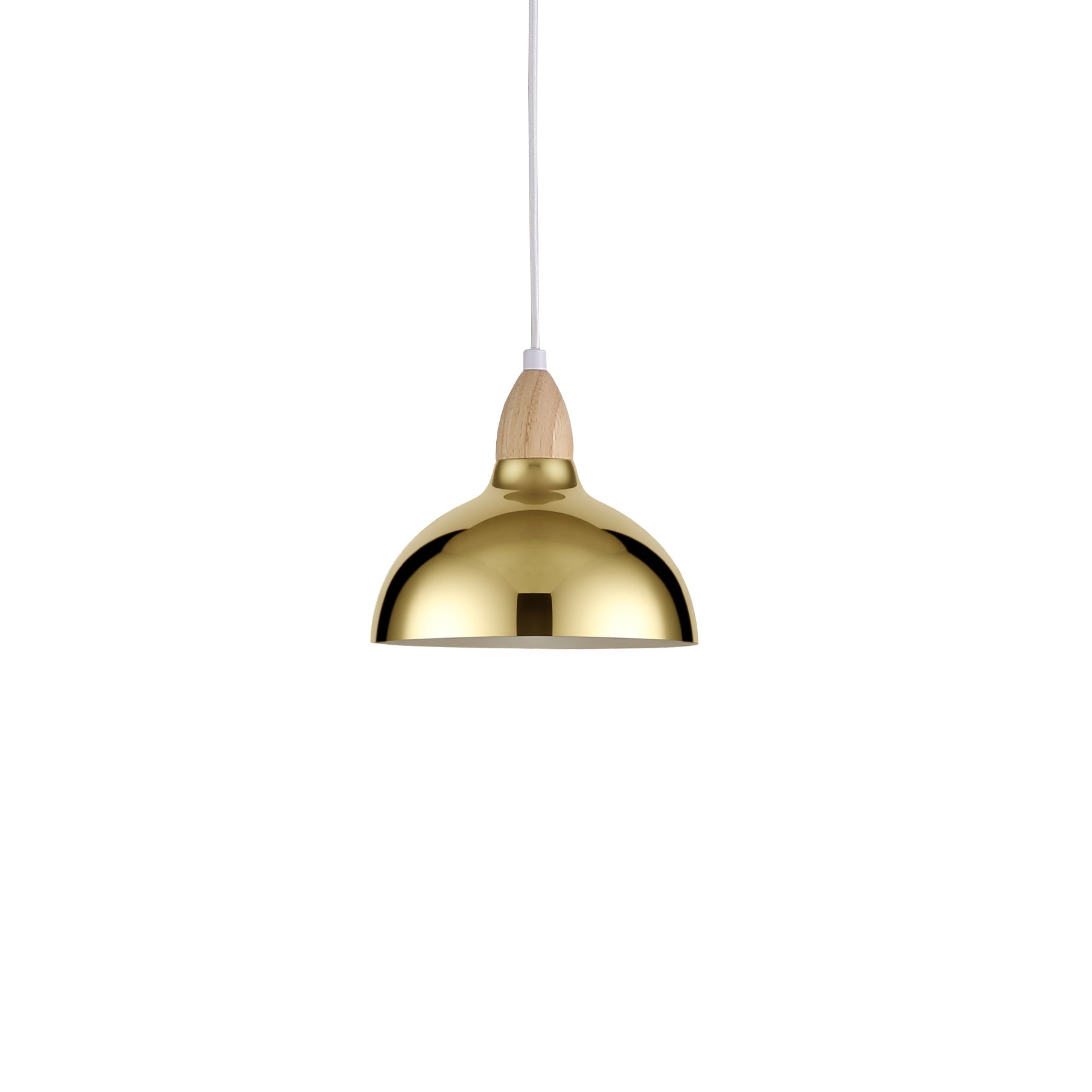 Oak Taklampa Ø19 Klar Mässing-Lampconcept.se