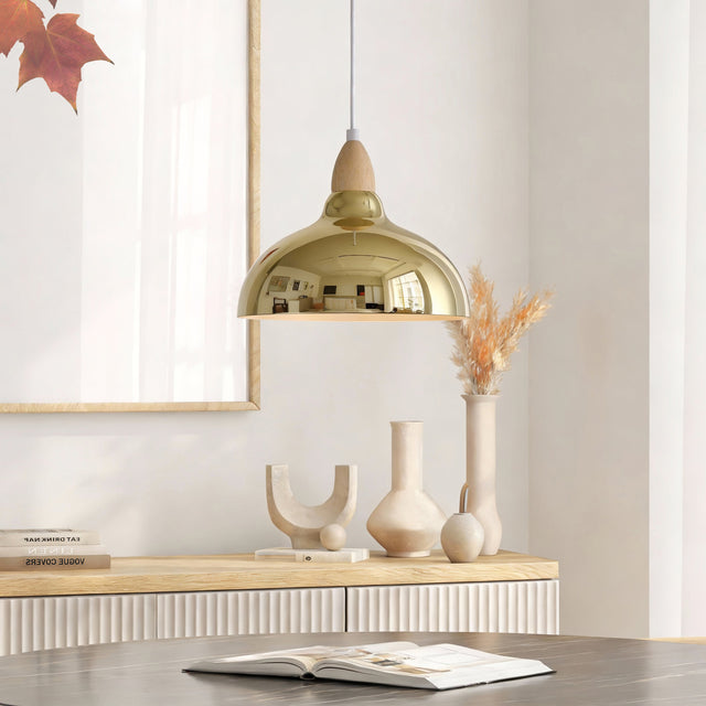 Oak Taklampa Ø24 Klar Mässing-Lampconcept.se