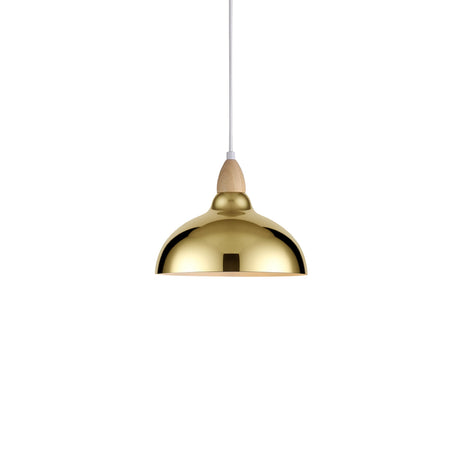 Oak Taklampa Ø24 Klar Mässing-Lampconcept.se