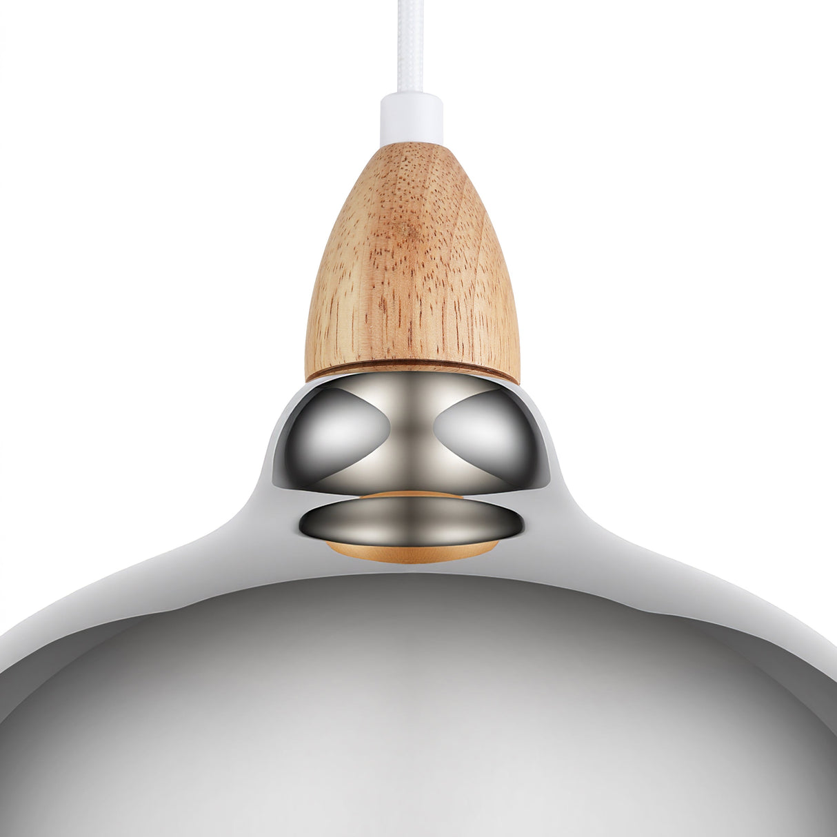Oak Taklampa Ø24 Krom-Lampconcept.se