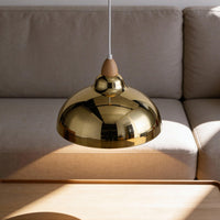 Oak Taklampa Ø35 Klar Mässing-Lampconcept.se