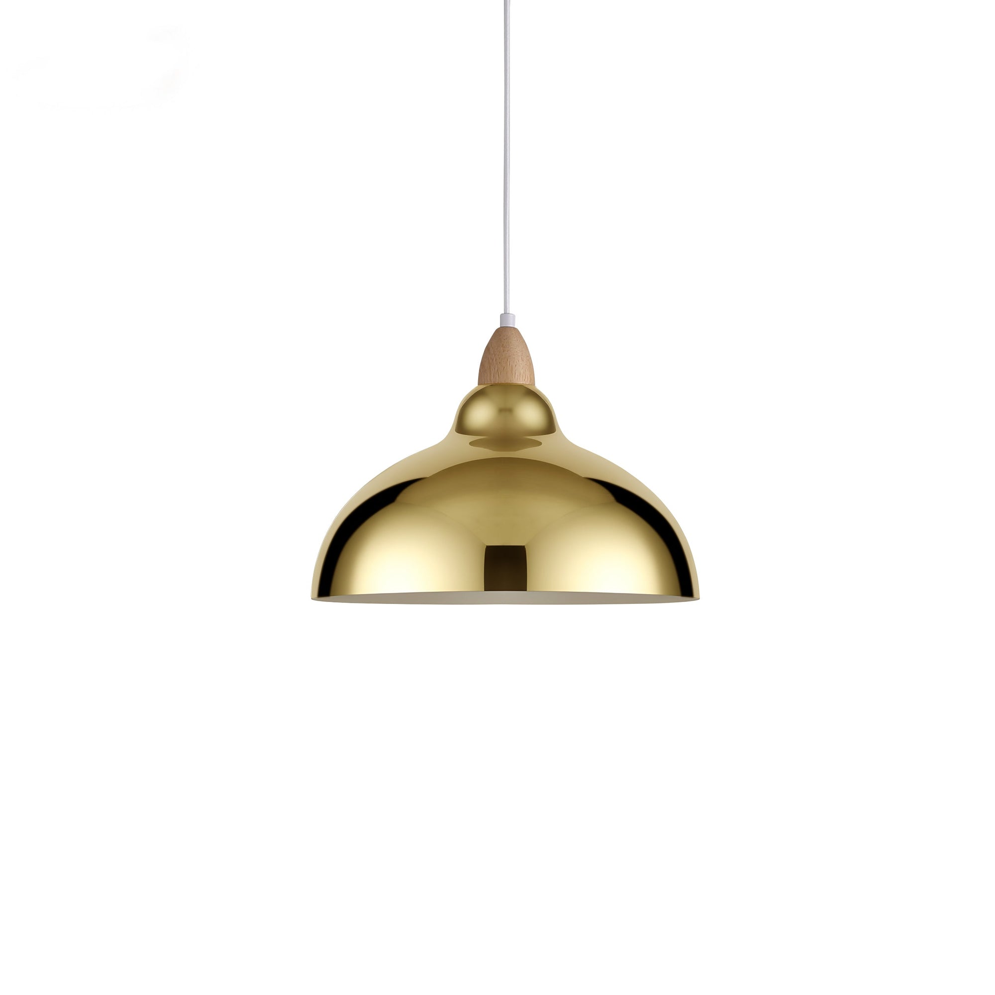 Oak Taklampa Ø35 Klar Mässing-Lampconcept.se