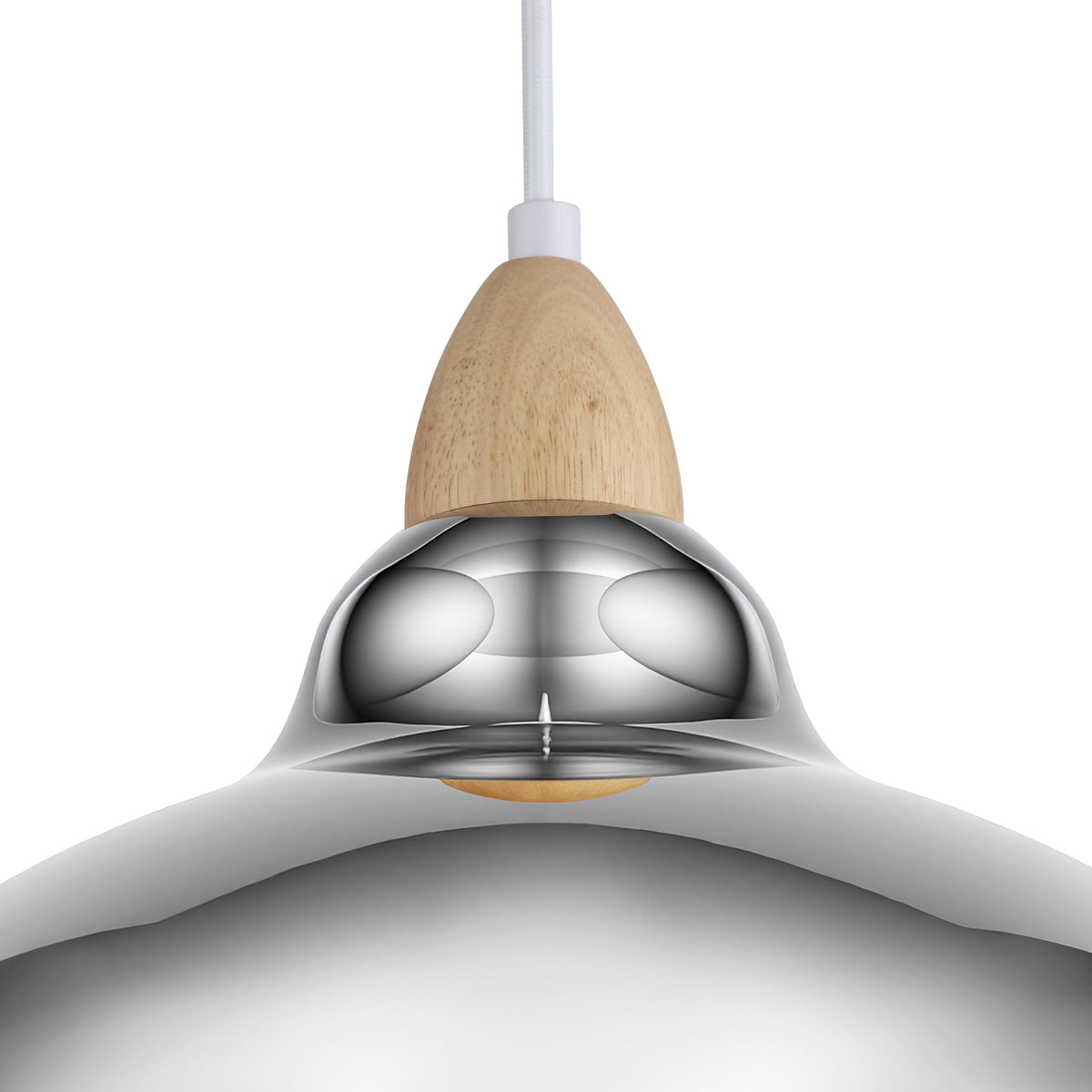 Oak Taklampa Ø35 Krom-Lampconcept.se