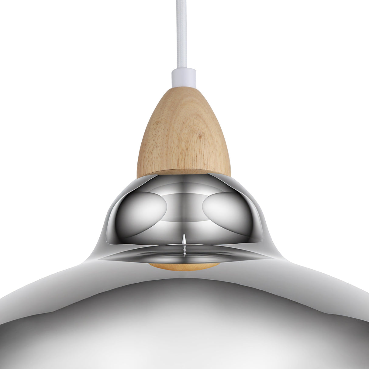 Oak Taklampa Ø35 Krom-Lampconcept.se