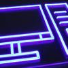 Computer Neon Vägglampa-Lampconcept.se
