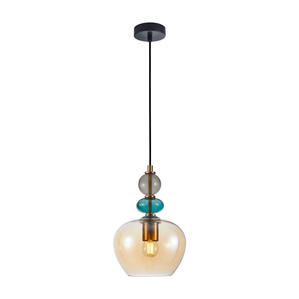 Busco Round Taklampa Amber