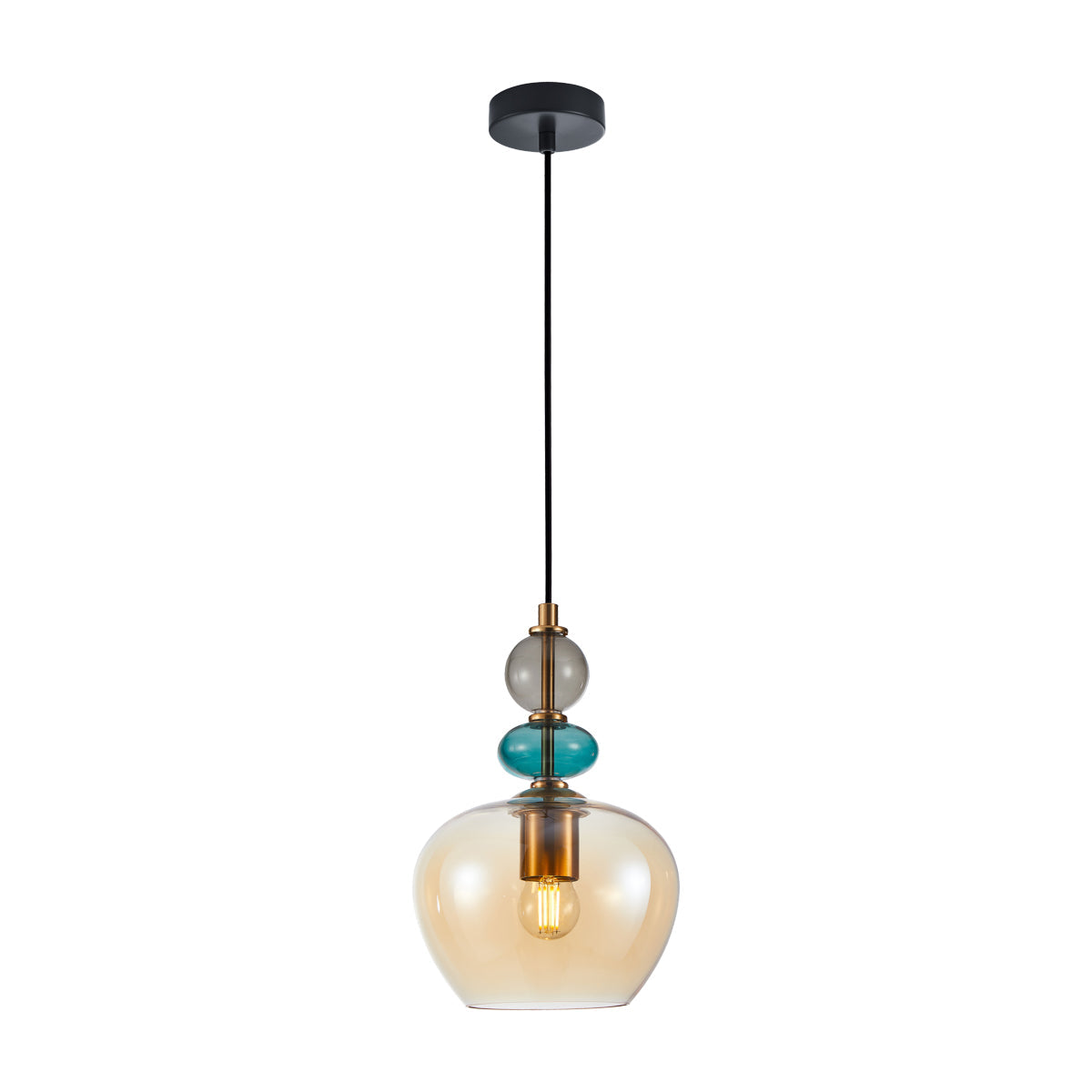 Busco Round Taklampa Amber