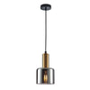 Santia Taklampa Mässing/Smoke-Lampconcept.se