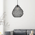 Wavy Taklampa Ø35 Svart