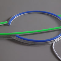Saturn Neon Vägglampa Blå/Grön-Lampconcept.se