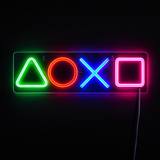 Playstation Neon Vägglampa