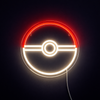 Pokéball Neon Vägglampa