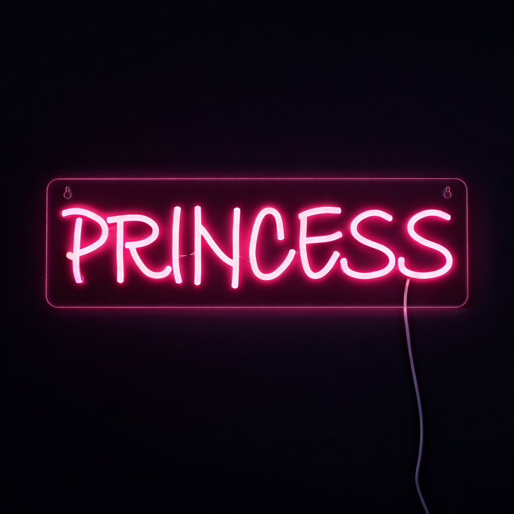 Princess Neonskylt