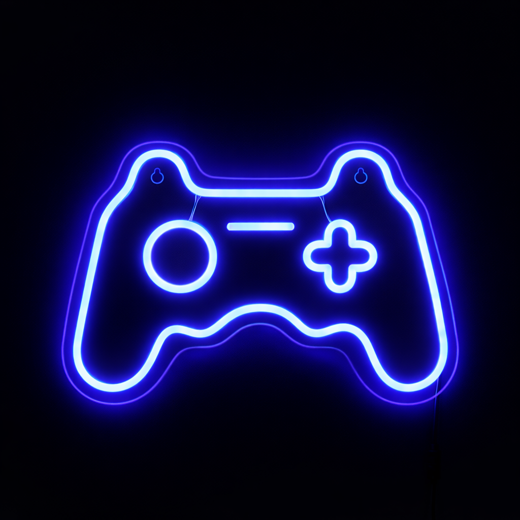 Joystick RGB Neonskylt