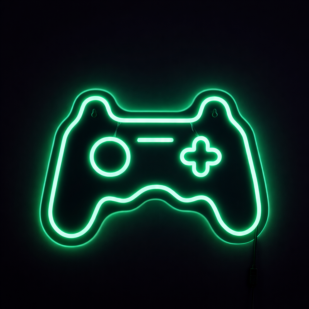 Joystick RGB Neonskylt