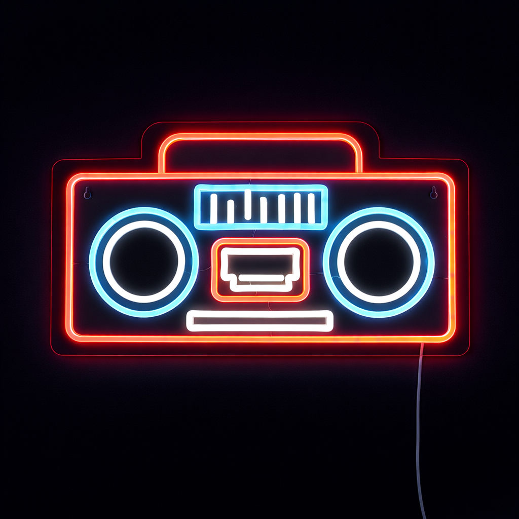 Radio Neonskylt