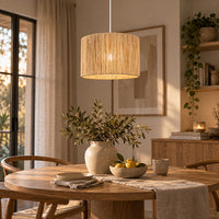 Raffia Taklampa Ø30