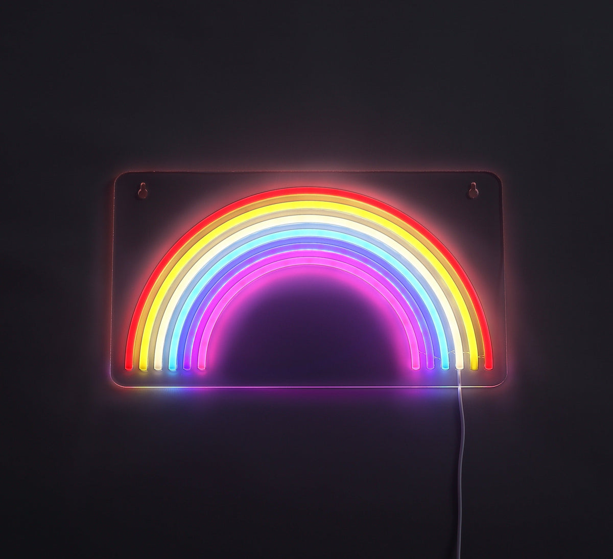 Rainbow Neon Væglampe