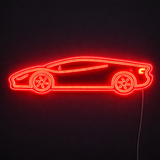 Sportbil Neon Vägglampa