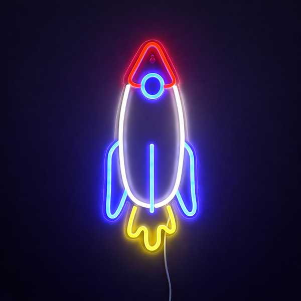 Rocket Neon Vägglampa