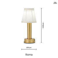 Roma LED Trådlös Mässing