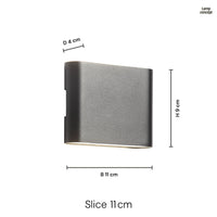 Romano 11 cm LED IP54 Utomhus