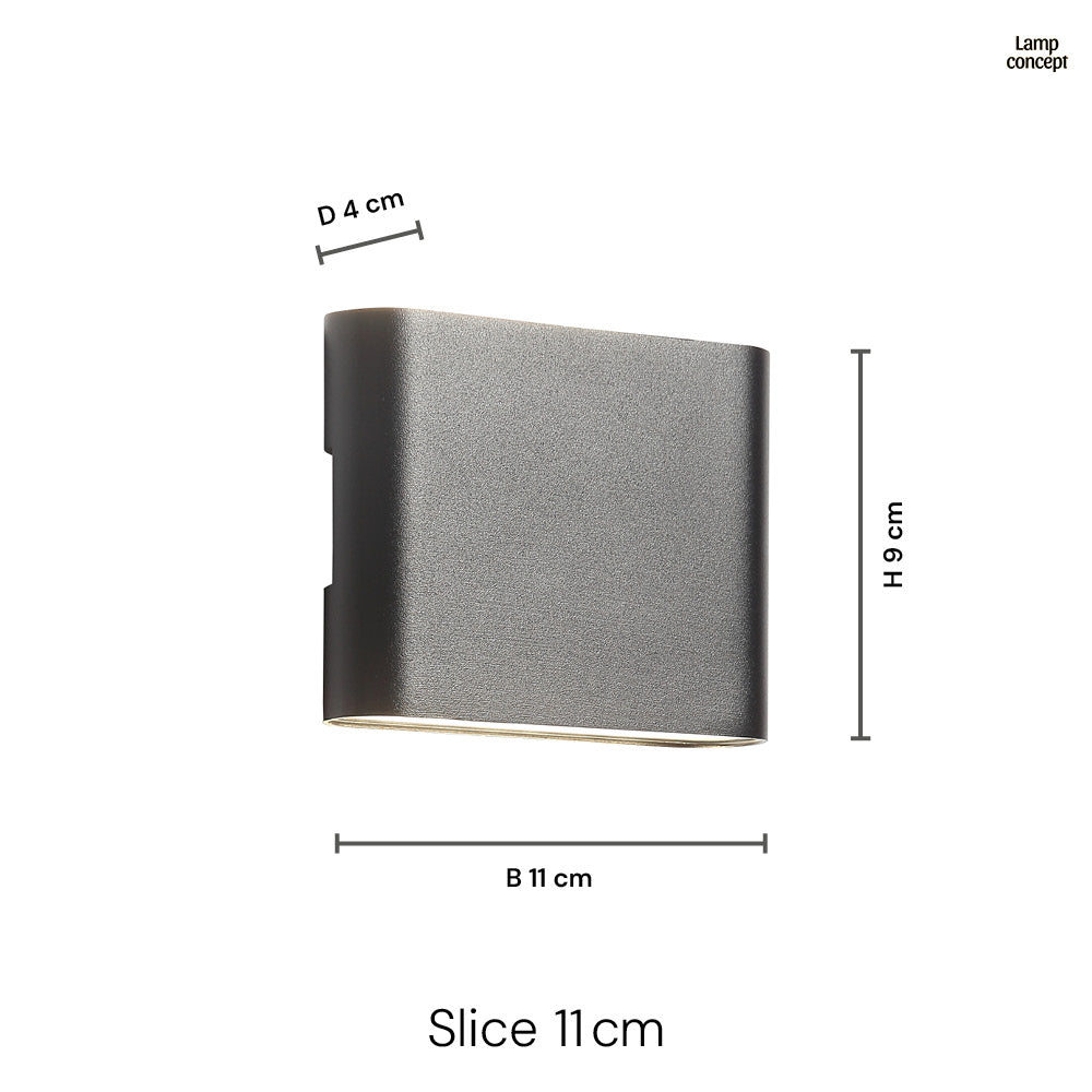 Romano 11 cm LED IP54 Utomhus