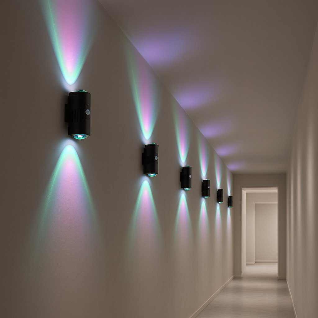 Daisy Trådlös Sensorlampa Svart RGB