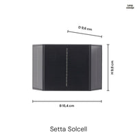 Setta Solcells Vägglampa-Lampconcept.se