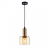 Santia Taklampa Mässing/Amber-Lampconcept.se