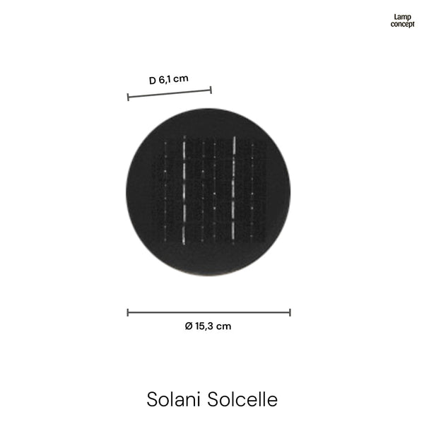 Solani Solcells Vägglampa