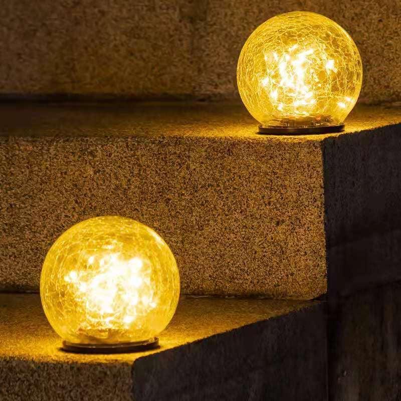 Solcelle Glasklot 12cm-Lampconcept.se